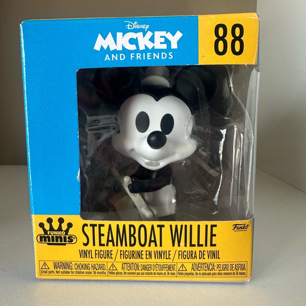 Funko POP! Minis Disney Mickey Steamboat Willie Vinyl Figure Collectible ~ New